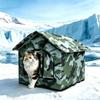 Cooling Outdoor Cat House Summer Kitten Nest Cool Down Pet Cave for Pet Parents Trainers Animal Lovers Apartment Home Office
