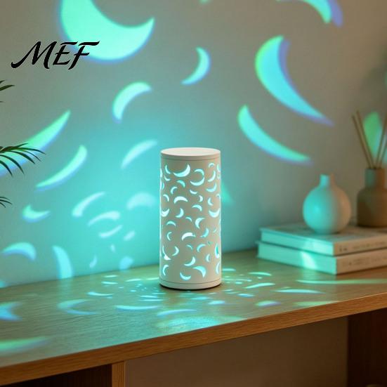 Romantic Accent Light USB Butterfly Projector Lamp, RGB 16 Colors Decorative Lamp with Remote Bedroom Night Control, Hollow-out LED for