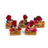 New Recycled Material Rajasthani Musician Bawla Puppets Idol (7x28 Cm Multicolor) -5 Piece (Male Puppets)