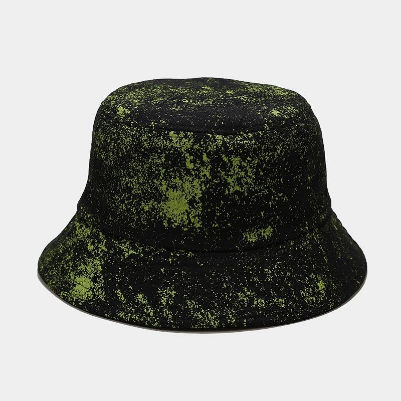 Starry Sky Tie-Dye Fisherman Hat for Women, Trendy Outdoor Casual Sun Hat for Men, Foldable Color-Block Bucket Hat