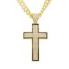 European Hip Hop Men's Domineering Diamond Cross Pendant Cuban Link Chain Necklace Accessories Fashionmonger Personalized Hip Hop Ornament