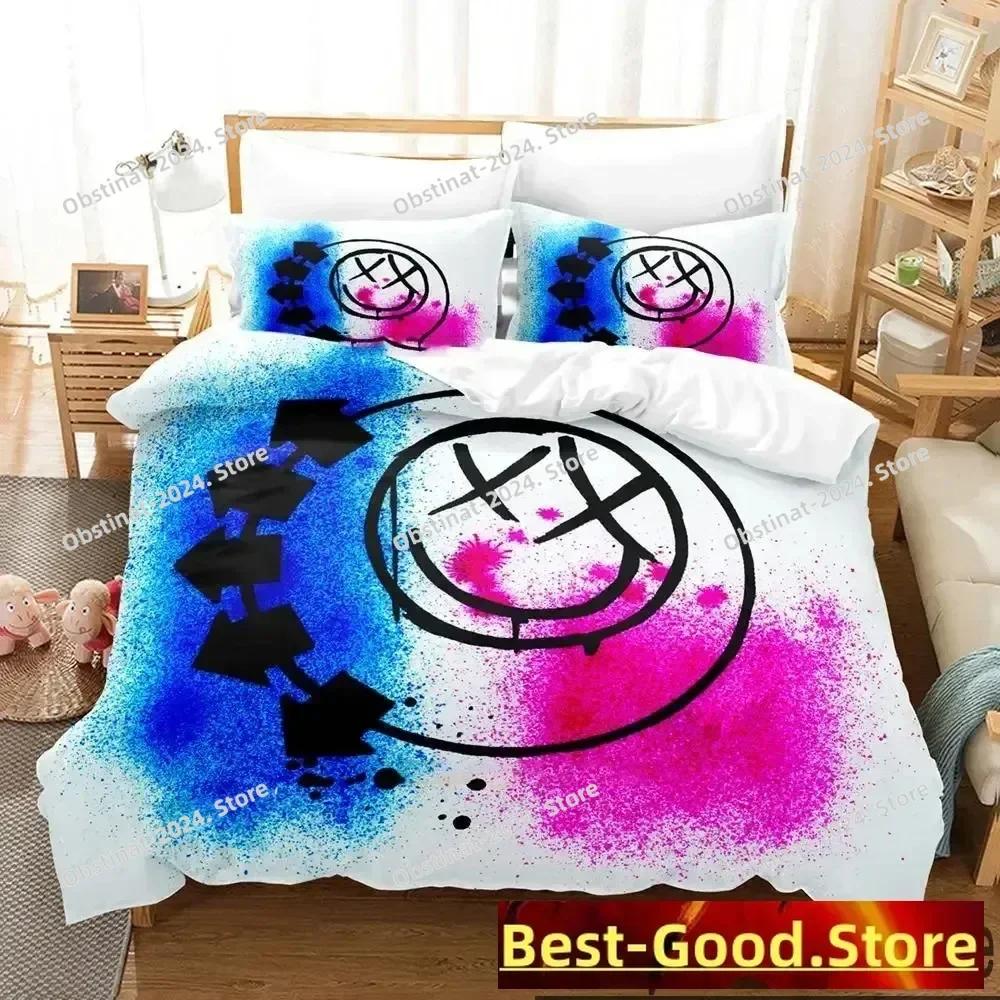Верхняя 3D Печать Beding Set Blink-182 Для Маленьких Мальчиков Маленьких Девочек Размер Twin Quen King Мягкое Пододеяльник Наволочка Постельное Белье Для Мальчиков Взрослых