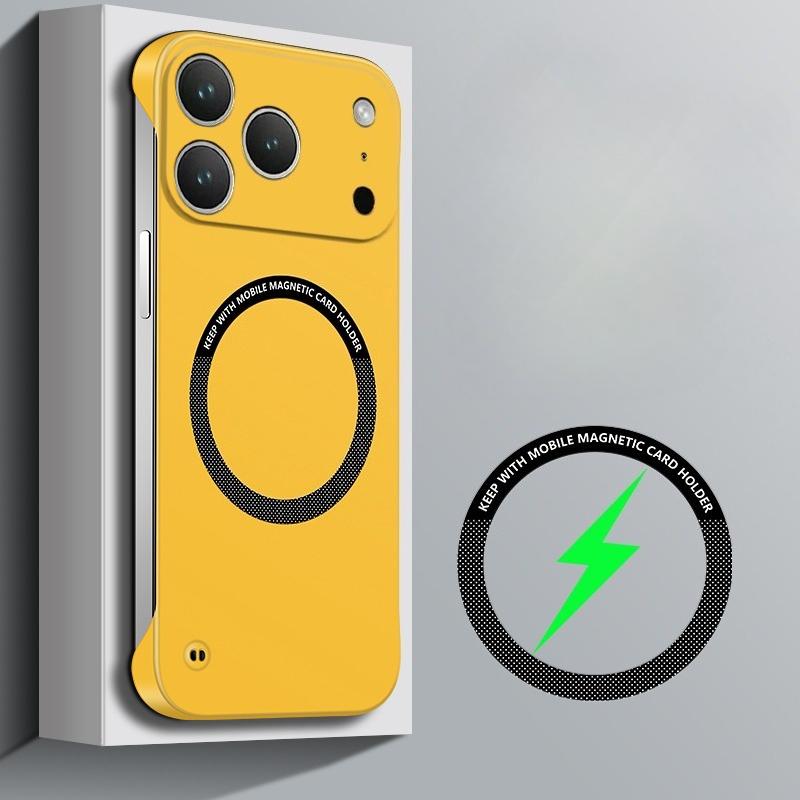 Чехол для IPhone 17 Pro Max с поддержкой Magsafe, Магнитный, Безрамочный, Жесткий ПК, Чехол для телефона для IPhone 17 Air, 17Pro, 16E, Ударопрочный, Матовый чехол