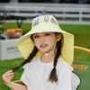 Children's Hat Summer Cartoon Sun Protection Sun Hat Face Protection UV Mesh Breathable Boy and Girl Shawl Hat