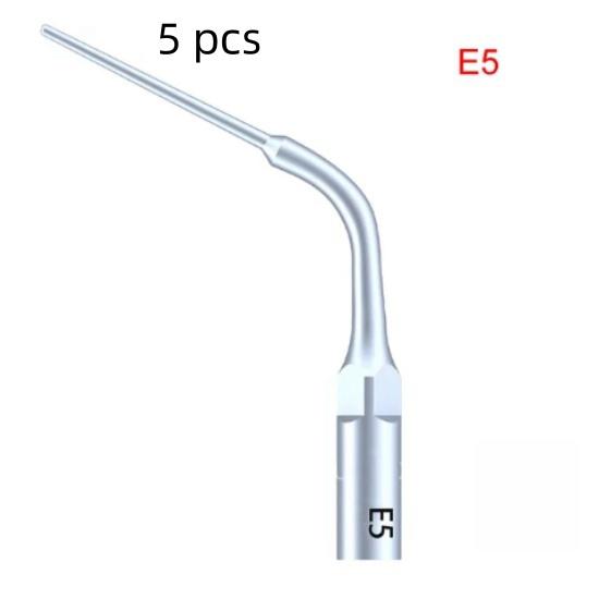 5 шт. насадок для стоматологического скалера, подходят для наконечника ультразвукового скалера EMS/WOODPECKER/SATELEC/DTE/NSK, стоматологические ультразвуковые насадки для скалинга