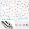1box 100pcs 2 style Stainless Steel Beads Rondelle Mixed color 3x2.5mm Hole: 1.2~1.7mm 50pcs/style