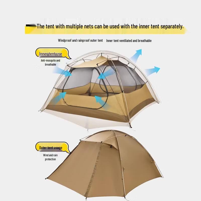 The Primitive Fengxing 3 Ultralight 3-Season Tent