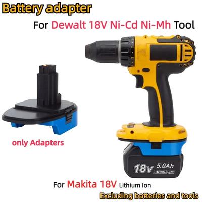 Адаптер/Преобразователь батареи Для аккумулятора Makita 18V BL Li-ion НА беспроводные электроинструменты Dewalt серии 18V Ni-Cd Ni-Mh(Только адаптер)
