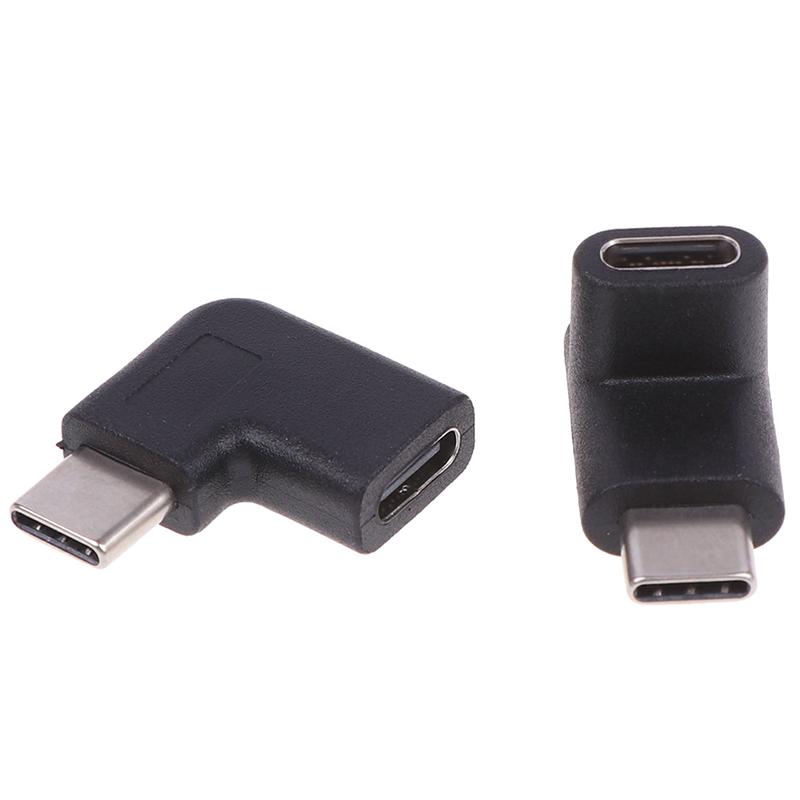 Right Angle 90 Degree Usb 3.1 Type C Male To Female Usb-C Converter Adapter