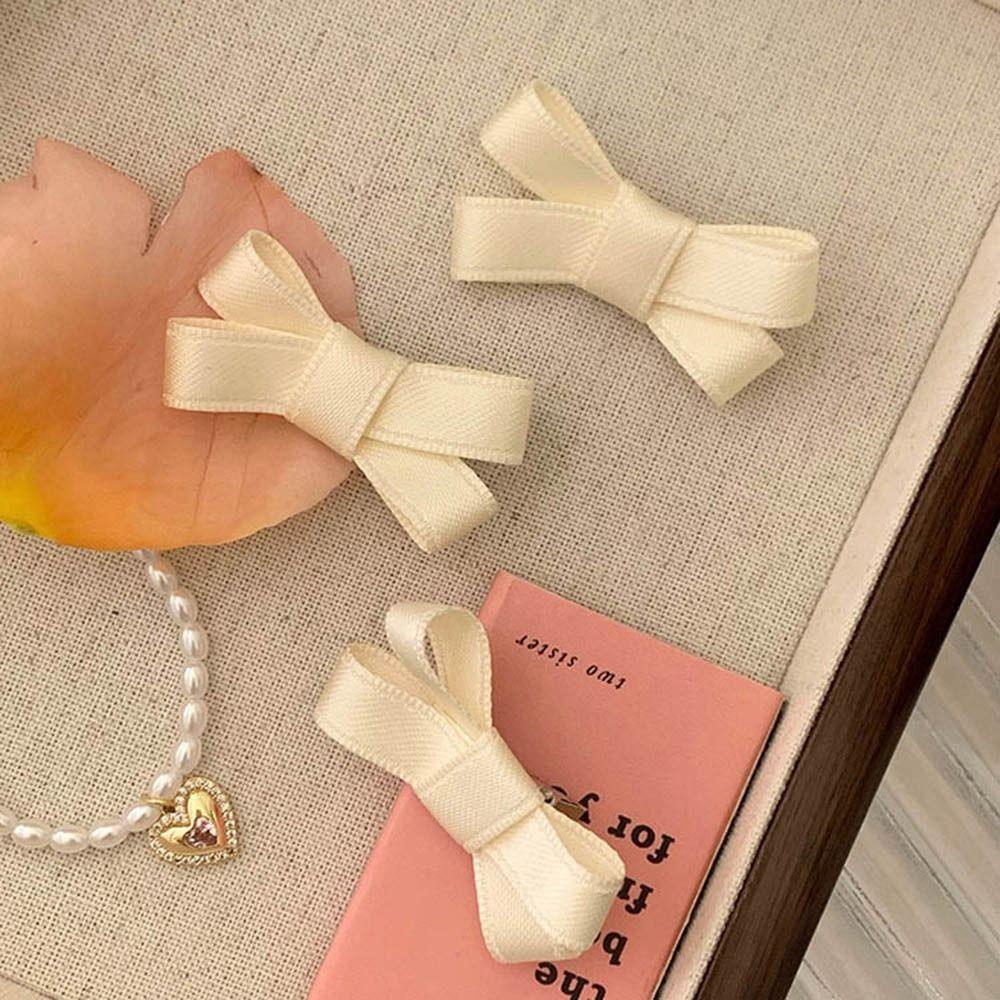 Set Lolita Cloth Y2K Balletcore Hair Clips Balletcore Bow Hairpin Hair Accessories Hair Barrettes