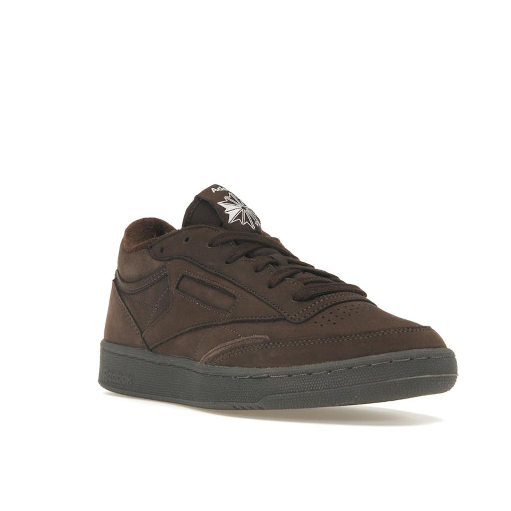 Adsum X Reebok Club C Mid 2 Dark Brown Unisex Sneakers Black IF7935