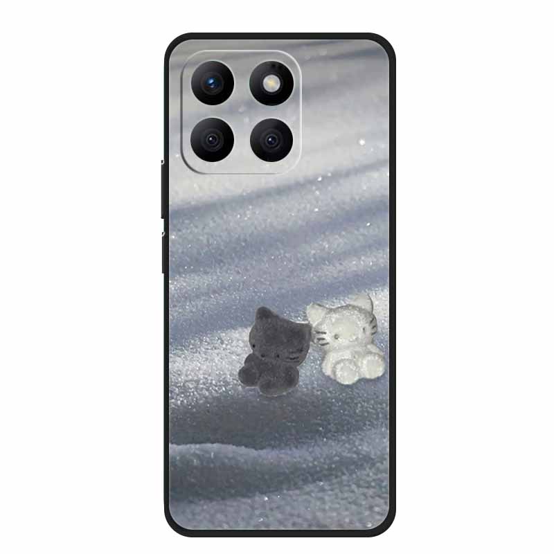 Чехол для телефона Honor X8C X8B Для Funda Huawei Honor X 8 C B X8 8C 8B Цветы Задняя крышка Мягкий силикон ТПУ Задняя панель Чехол