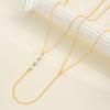 Sexy Women's Zircon Chest Waist Body Chain Simple Gold Color Summer Bikinis Body Chain Fashion Beach Party Jewelry Accessories