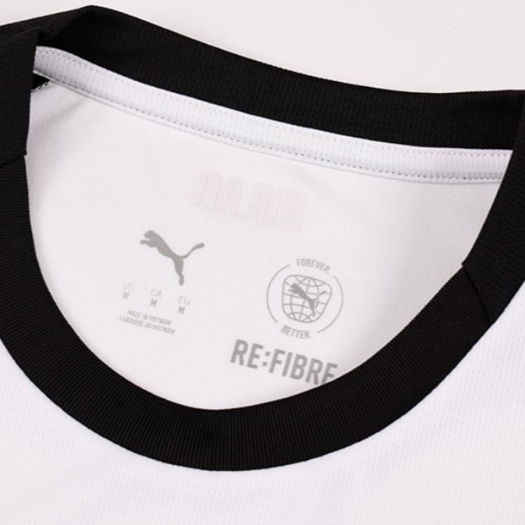 Puma X Сотрудничество с «Миланом» 25/26 Гостевая версия для болельщиков Влагоотводящая футболка с коротким рукавом и круглым вырезом Унисекс Топы 779971-02