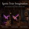 Purple Dragon Bookshelf Lamp Vintage Bookshelf Lamp Ambient Lighting Bookshelf Ghost Light  Reading