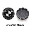 4Pcs 56mm 68mmCar Logo Wheel Center Hub Cap Cover Accessories For BMW iX1 i7 F07 F48 F39 F34 F40 F45 F46 G30 G20 G32 E70 E71 E66