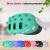 Cartoon Style Waterproof and Sweat Resistant and Drop Resistant Washable Prickly Head Meta Quest 3 Host Silicone Head Cover Series