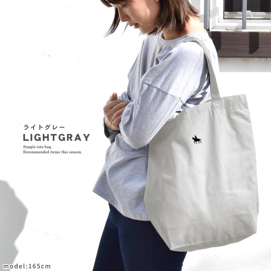 Сумка-тоут Domain Equestrian, холщовая сумка формата А4, эко-сумка, большая вместимость, легкая сумка 0003 [Сендайская статуя «Датэ Масамунэ»] (черный)