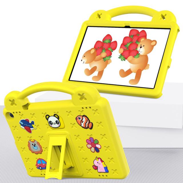EVA Stand Case for ONN 10.1 Gen3 2022 Model 100071485 Kids Safe Cover DIY Style Tablet Shell With Handle Strap Shockproof Funda
