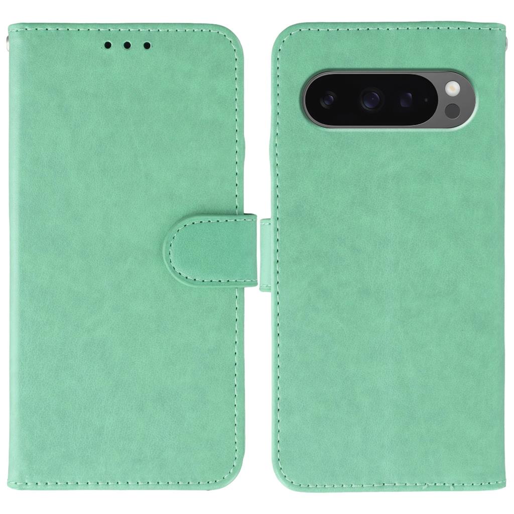 For Google Pixel 10 Pro XL/9 Pro XL Case PU Leather Flip Wallet Phone Cover with Strap