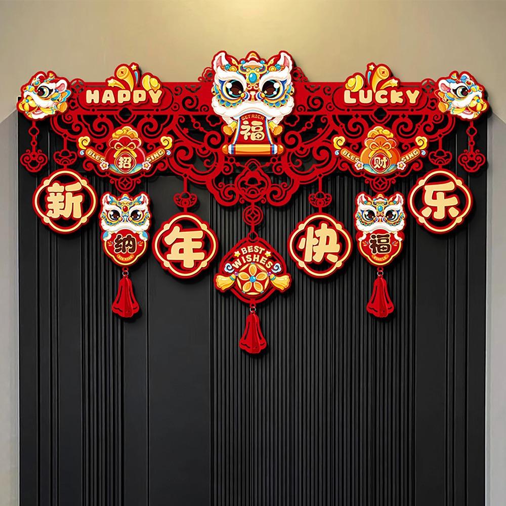 Non-woven New Year Decor Chinese Character Festival Supply  For Spring Festival Traditional Vietnam