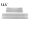 Door Sill Sticker 4Pcs/Set Scuff Plate Film Classic Convenient Auto Supply Threshold Car Carpet Strip for Motor Vehicles 3D