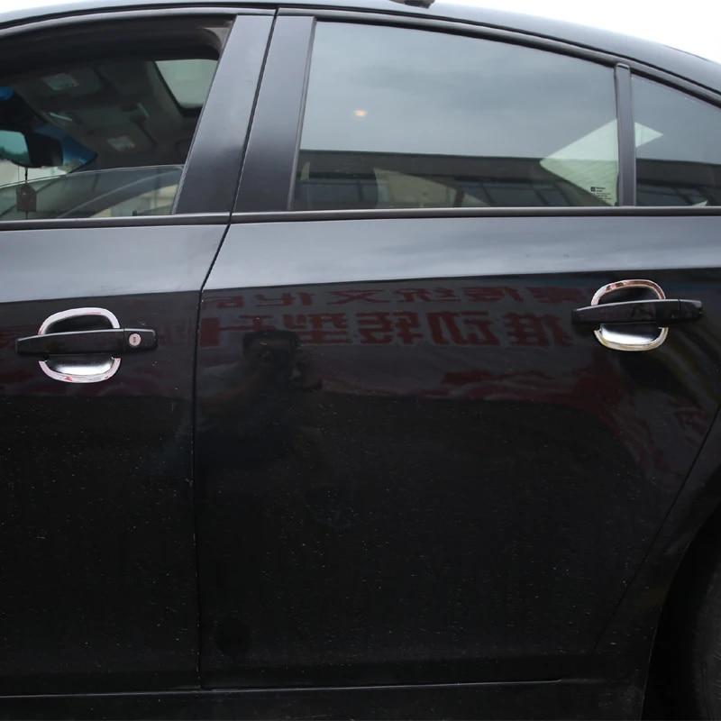 Новая накладка на дверную ручку автомобиля, подходящая для Chevrolet Cruze 2009-2014 Aveo Captiva Spark Buick Excelle, 4 шт. в комплекте, автостайлинг