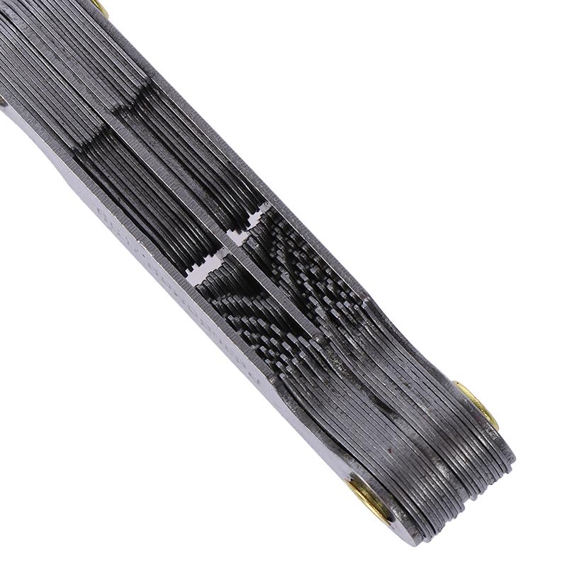 40 шт. измерительный калибр для резьбы, 60 градусов, измеритель шага резьбы с метрической резьбой Уитворта