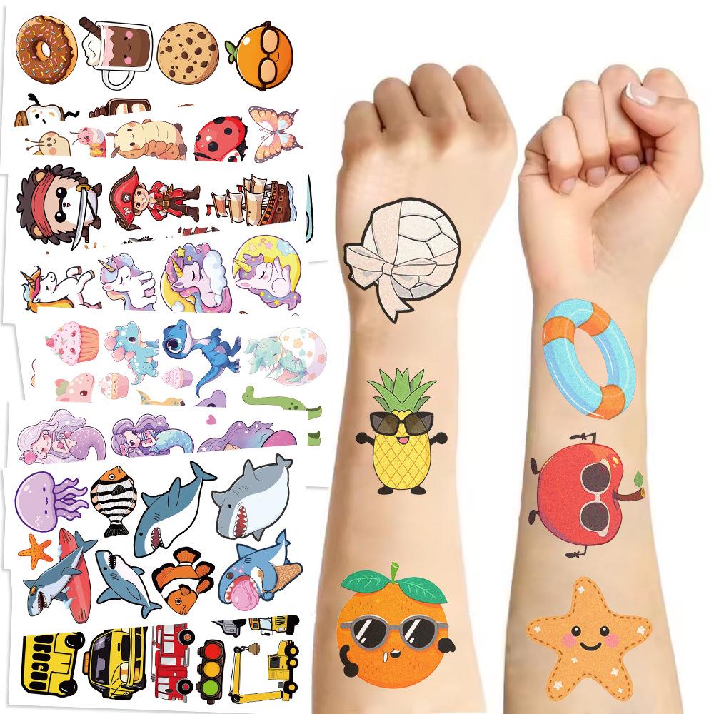 New Mixed Children's Tattoo Stickers Waterproof Party Gift Funny Face Stickers