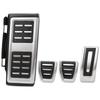 Car Foot Pedal For VW Volkswagen Virtus Polo Sedan Škoda Slavia 2018~2025 Brake Pedal Stainless Accelerator Cover Car Acessories