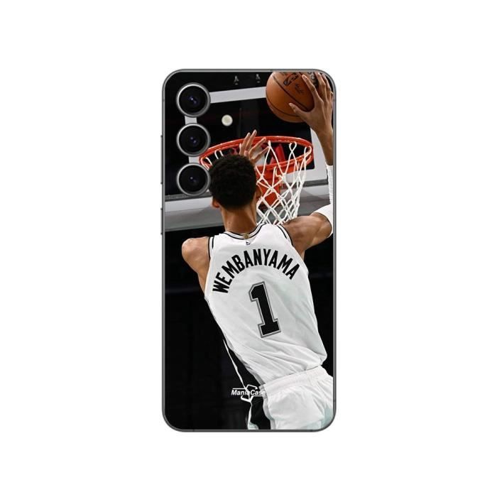 Coque Samsung Galaxy S24 Victor Wembanyama n°1 San Antonio Spurs Dunk Maniacase