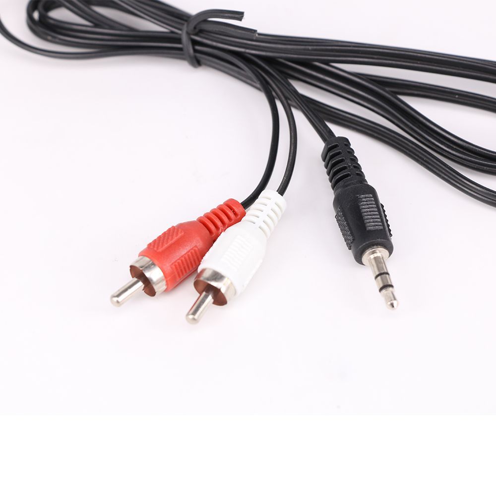 Mp4 1m 7AIY Computer TO Mobile 3.5mm Jack Speaker Stereo Cable 3.5mm To 2 RCA Audio Line