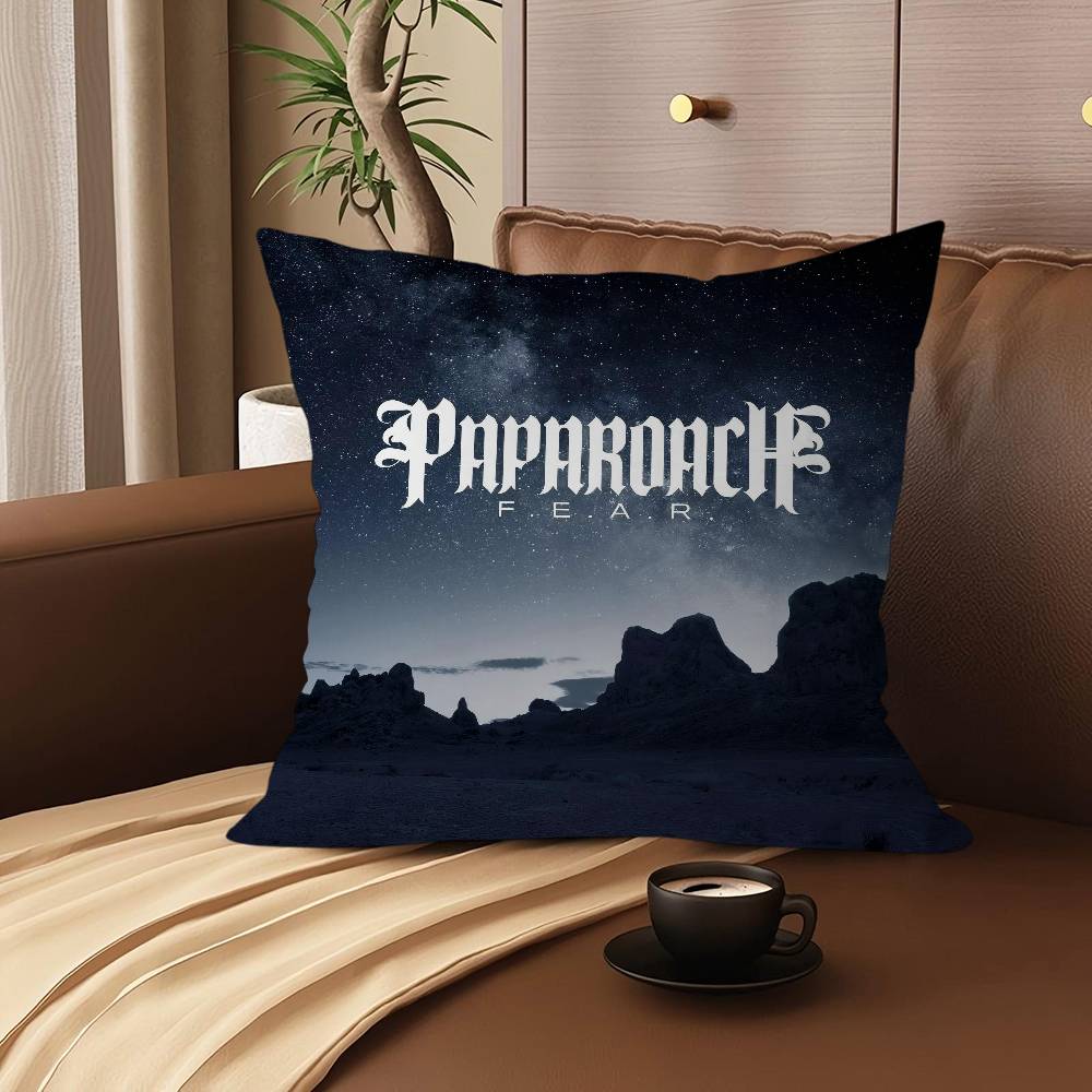 P-Papa Roach Музыка Искусство Подушка Подарок Украшение для дома и офиса Спальня Диван Автомобиль Наволочка Чехол 45x45