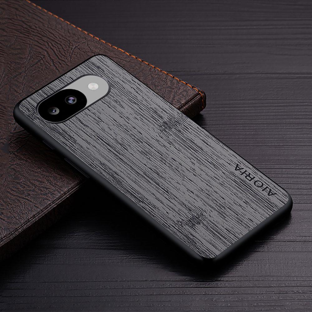 Чехол для Google Pixel 10a 9a 5A 5 4A 5G 4 4 XL funda Прямая текстура дерева ПУ кожаный чехол для телефона для google pixel 10a чехол