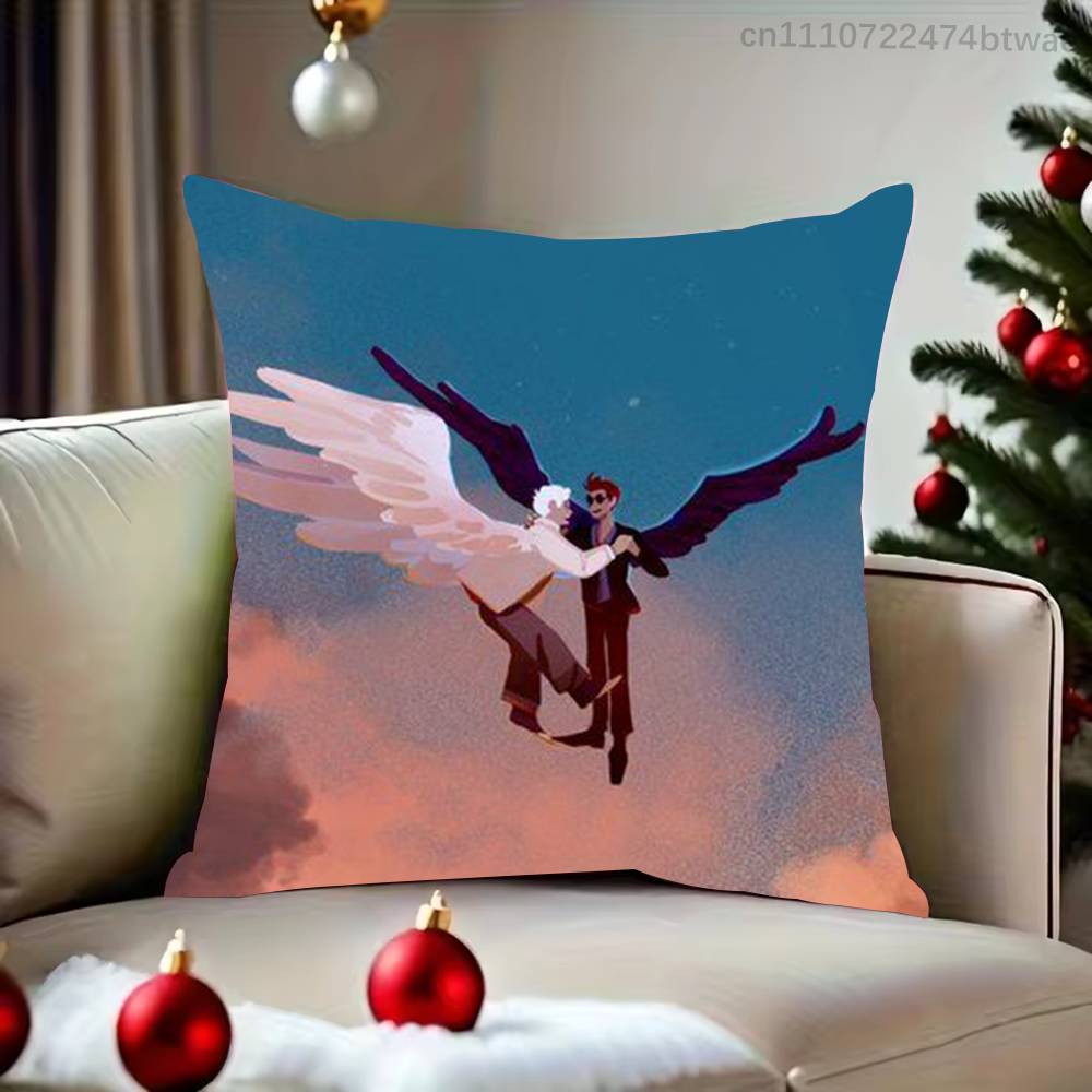 GGood OOmens Pillow Case For Sofa Bedroom Living Room Plush Cushion Cover Decorations and Protector