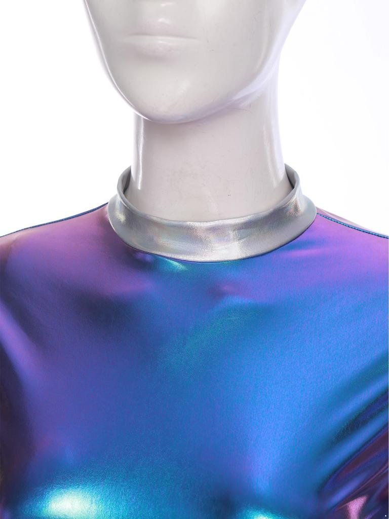 Женский косплей Хэллоуин Костюм инопланетянина Воин Астронавт Наряд Робот Космос Маскарадный костюм Комбинезон Костюм для выступления