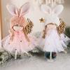 Cartoon Christmas Rabbit Ears Angel Dolls Festival Christmas Tree Decoration  New Year Gift