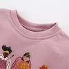 Girls' Sweatshirt, New Autumn and Winter Style, European and American Style, Round Neck, Long-Sleeved Base Shirt, Fashionable Children's Clothing