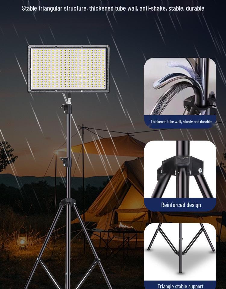 Перезаряжаемый светодиодный аварийный и заполняющий свет для улицы, кемпинга и ночных рынков