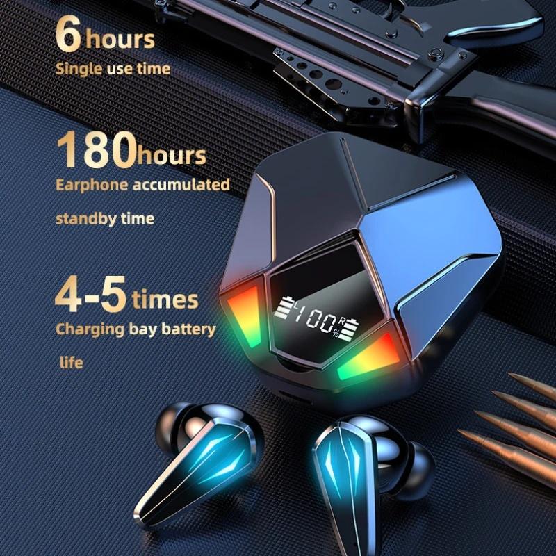 Low Latency Gaming TWS Earbuds Mini In-Ear Bluetooth Ultra-Long Battery