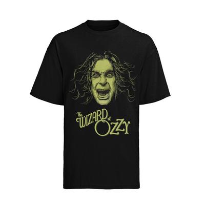 Ретро THE WIZARD OF OZZY Группа 70-е 80-е 90-е Концертная Мужская Футболка S-XXXL