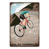Vintage Bicycle Race Posters Decor Metal Tin Signs Plaque Retro Metal Poster Wall Decorative for Garage Man Cave