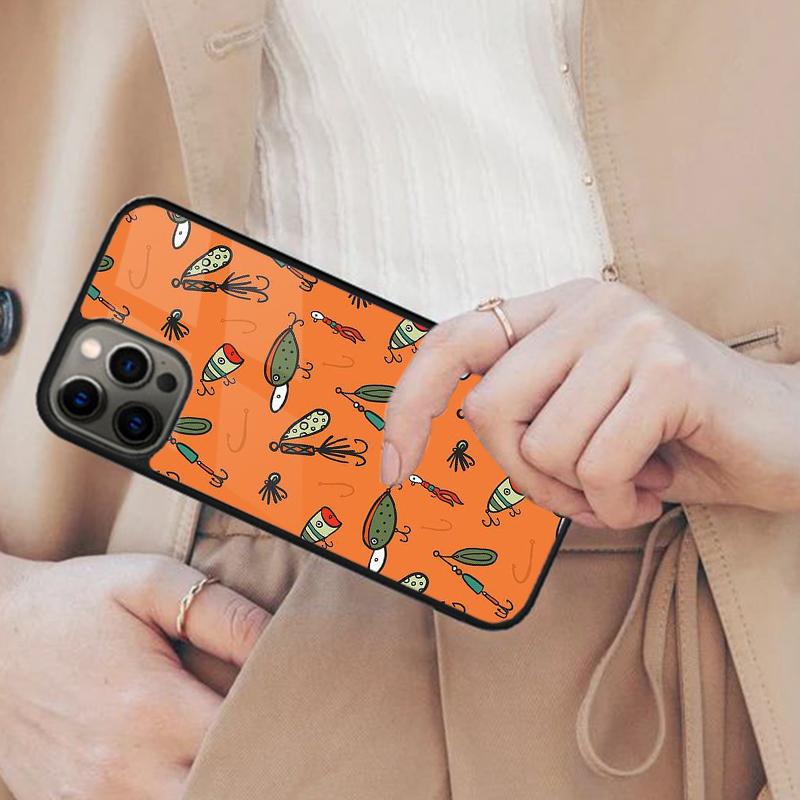 Carp Fishing Boilie Rig Hook Bumper Magnetic Phone Case For APPLE iPhone 17 Air 16 14 13 12 Pro Max 15 Plus MagSafe Cover