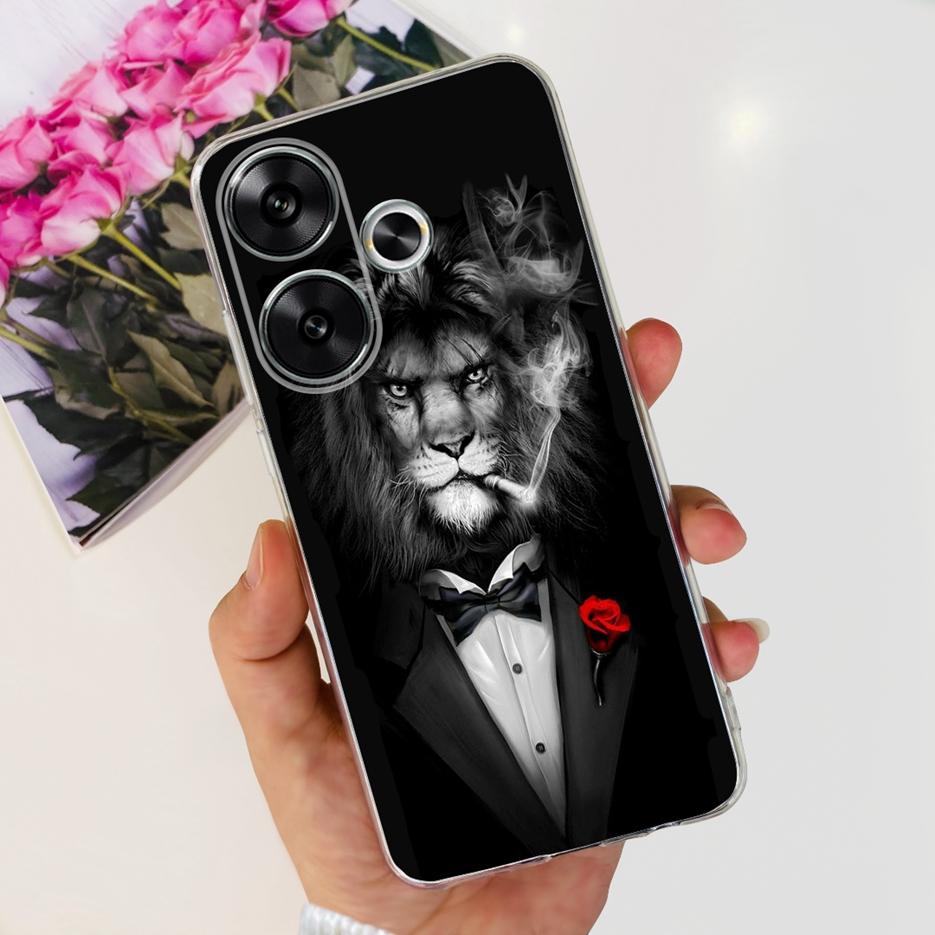 For Xiaomi Poco F6 Case Redmi Turbo3 New Fashion Painted Cover Soft Slim Phone Cases For Xiaomi Redmi Turbo 3 Poco F6 F 6 Bumper