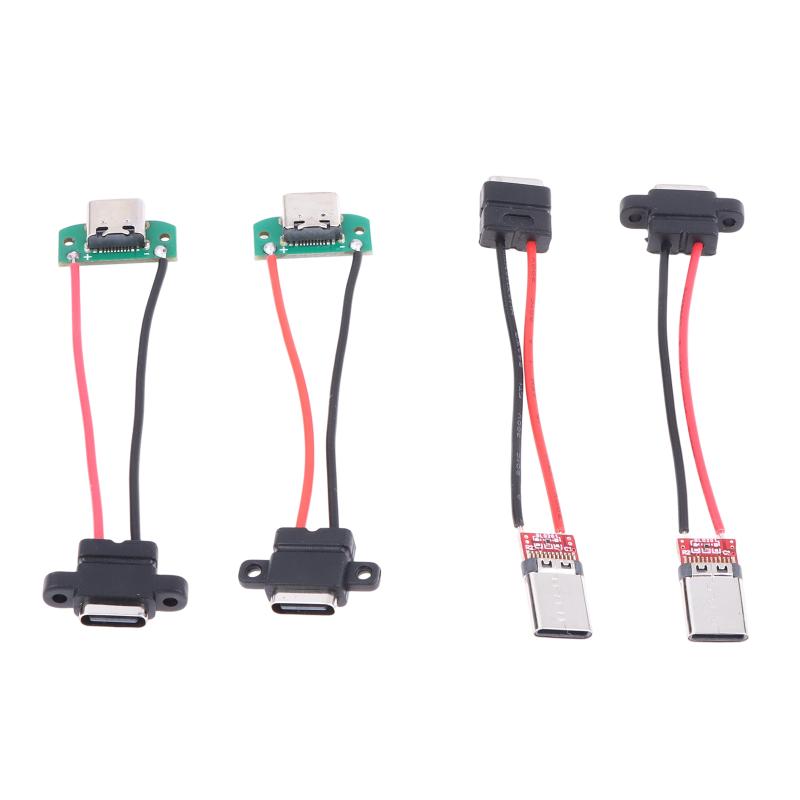 1/3 шт. 3A 5V USB-розетка типа C и USB-розетка типа A с разъемом для кабеля