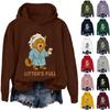 Women's Fashion Daily Versatile Casual Sweatshirts Long Sleeve Hooded Top Sweatshirts
