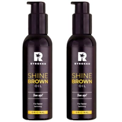 Byrokko Shine Brown Масло для загара x2