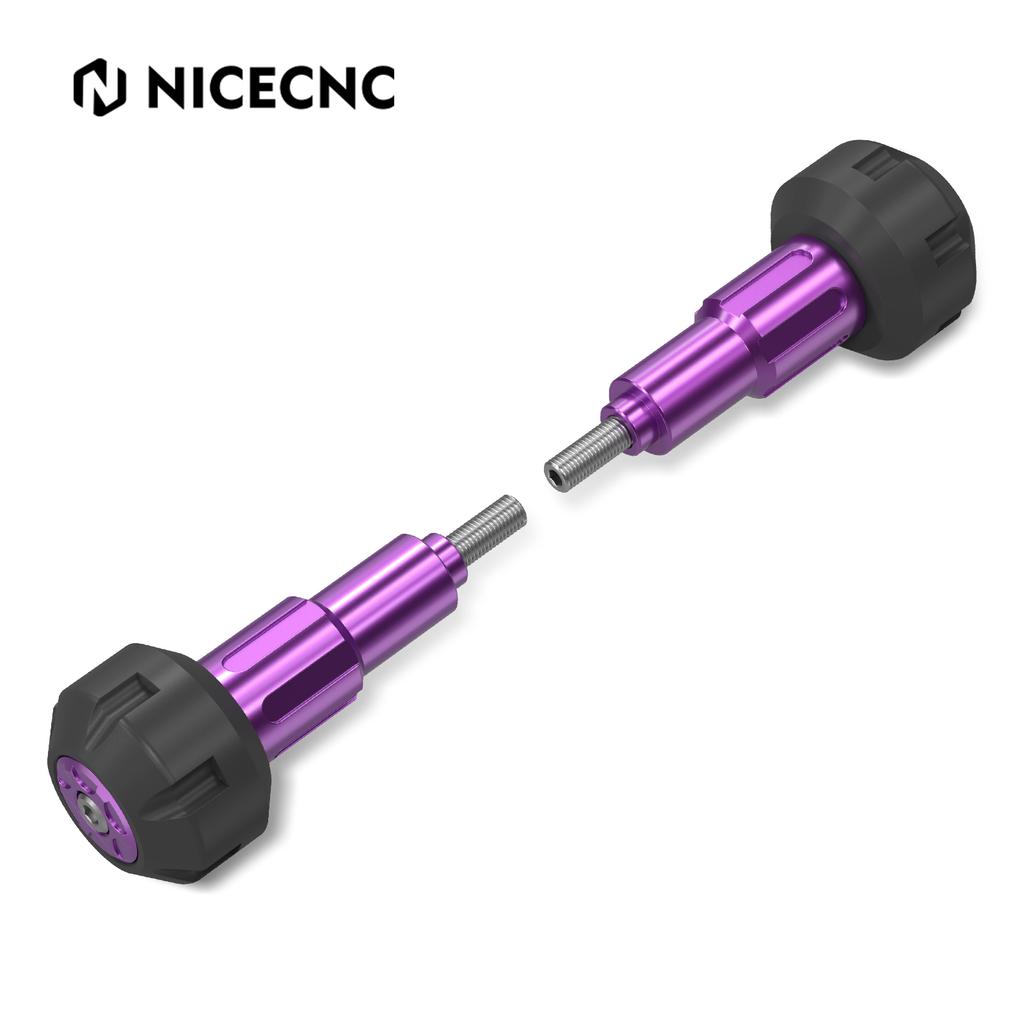 NICECNC For Surron Light Bee X S L1E Frame Sliders Crash Protector For Segway X160 X260 Electric Dirt Bike 2023 2024 2025