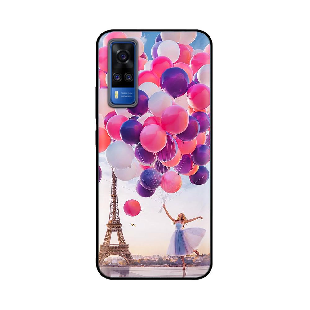 Для vivo Y31 2021 Чехол Мягкий Черный силикон Задняя крышка Fundas Для Vivo Y51a Y51 2020 Декабрь V2030 Y 51 VivoY31 V2036 Чехол для телефона