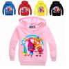 Kids Trolls Print Hoodie Cotton Pullovers Coat Jacket Gift Yrs